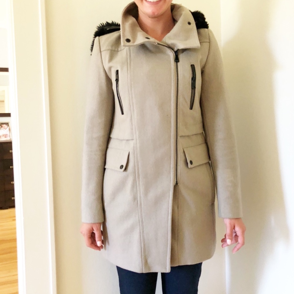 Andrew Marc Winter Coat with fur hood